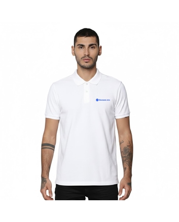 Jack&Jones Plain Polo T-Shirt- White